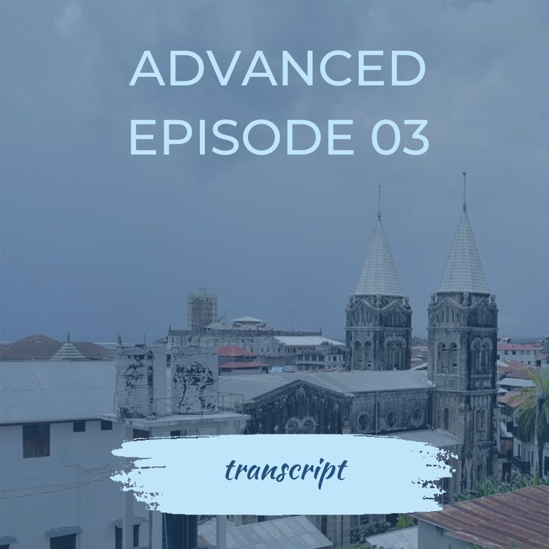 episode 03 talkin Serbian advanced podcast transcript